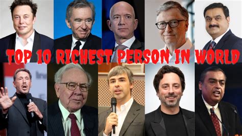 The 25 Richest People In The World 2023 .